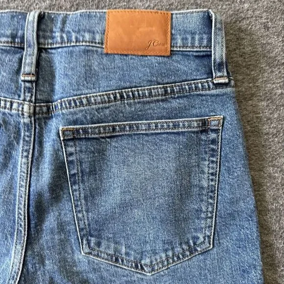 J. Crew Blue Denim Slim Boyfriend Fit Jeans Womens Mid-Rise Casual Size 27 - Picture 6 of 9
